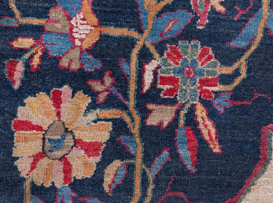 Beige Oversized Antique Persian Kirman Rug BB8615