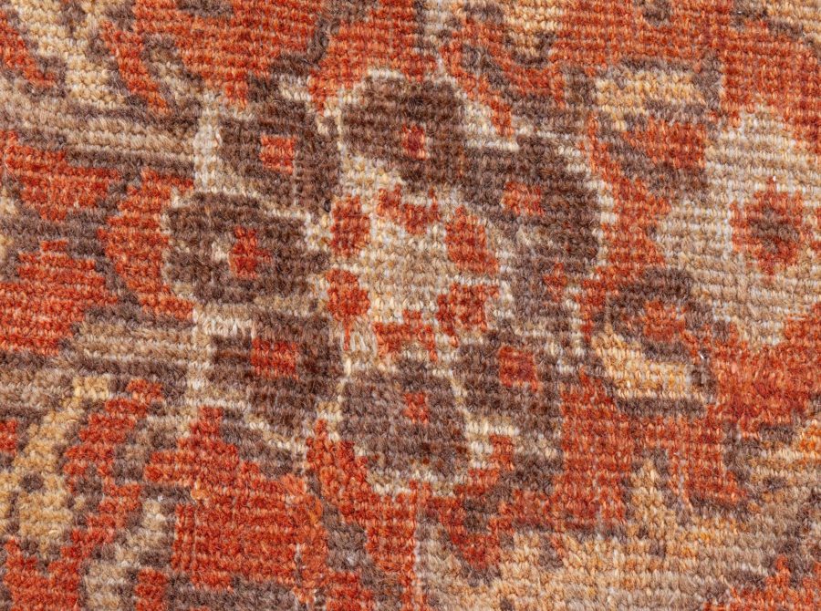 Oversize Antique Persian Sultanabad Handmade Wool Rug (Size Adjusted) BB8620