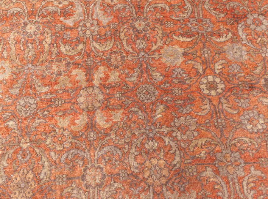 Oversize Antique Persian Sultanabad Handmade Wool Rug (Size Adjusted) BB8620