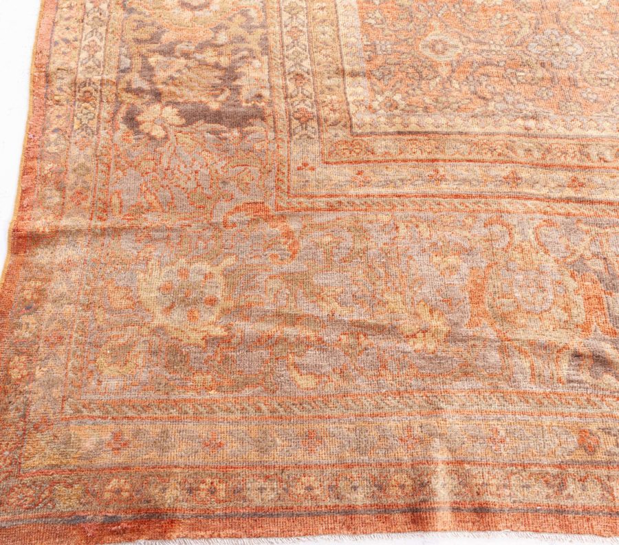 Oversize Antique Persian Sultanabad Handmade Wool Rug (Size Adjusted) BB8620
