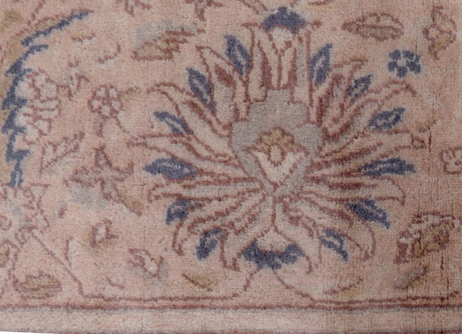 19th Century Turkish Sivas Puple Botanic Handmade Rug BB8625