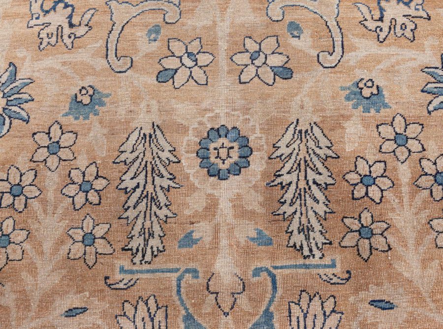 Oversized Antique Persian Kirman Handmade Wool Carpet BB8633