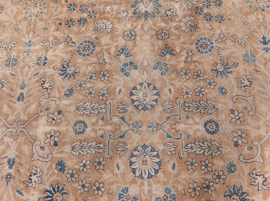 Oversized Antique Persian Kirman Handmade Wool Carpet BB8633