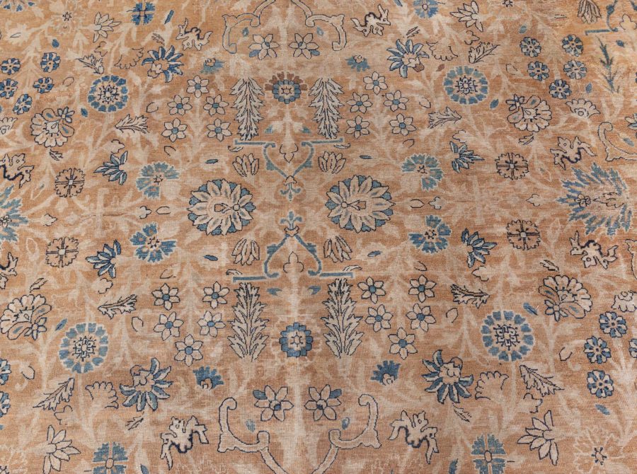 Oversized Antique Persian Kirman Handmade Wool Carpet BB8633
