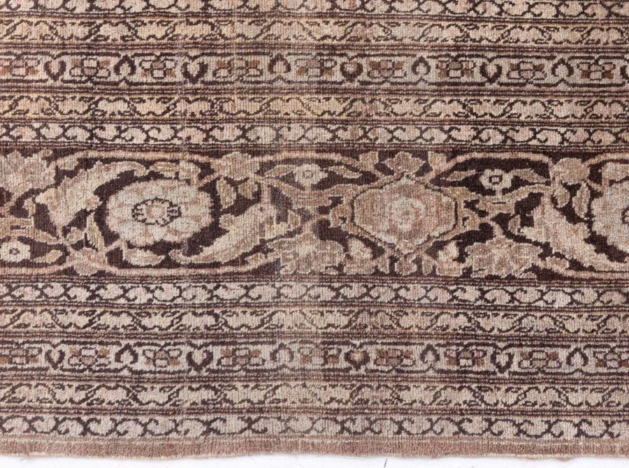 Antique Persian Tabriz Handmade Wool Carpet BB8634
