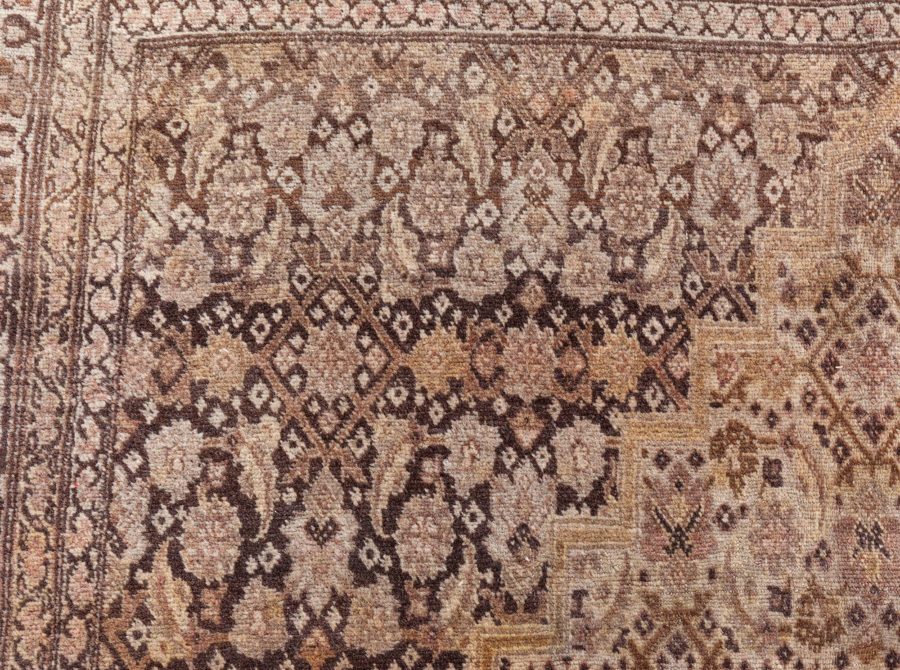 Antique Persian Tabriz Handmade Wool Carpet BB8634