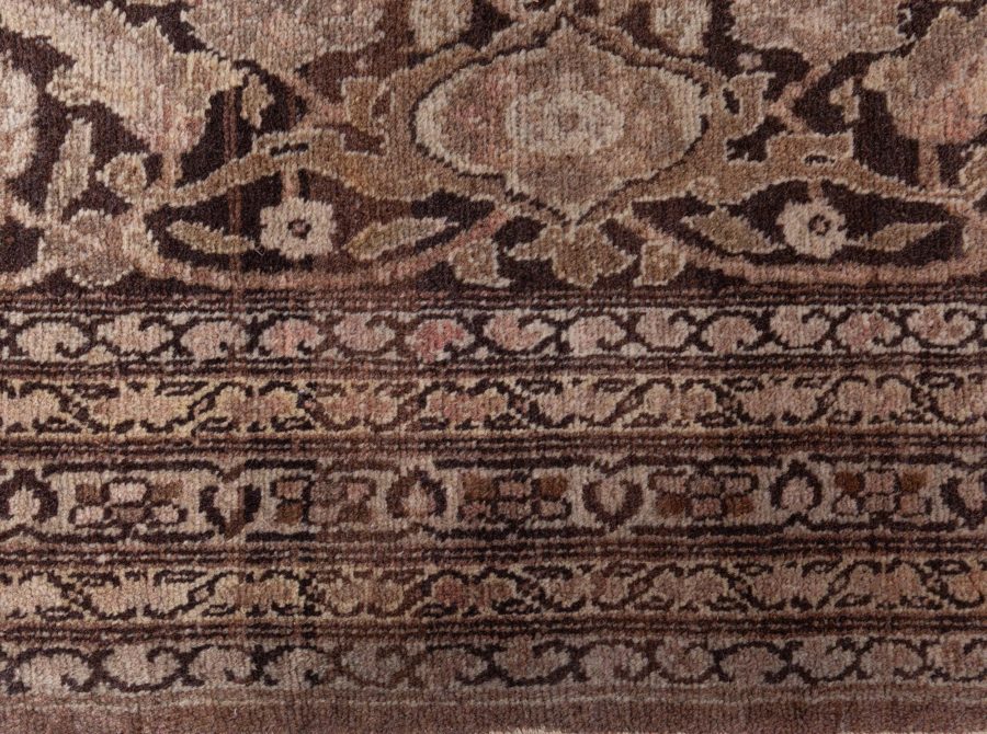 Antique Persian Tabriz Handmade Wool Carpet BB8634