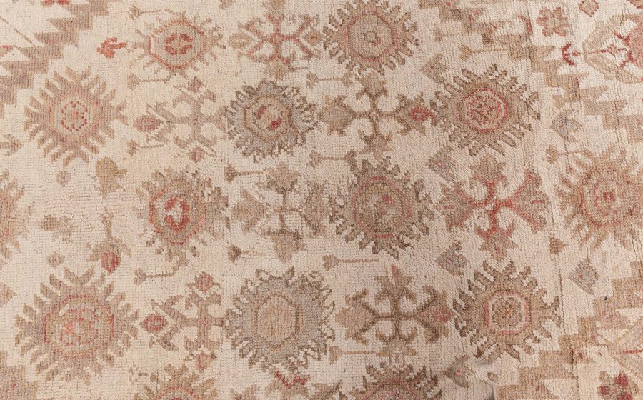 Fine Antique Turkish Oushak Rug BB8695