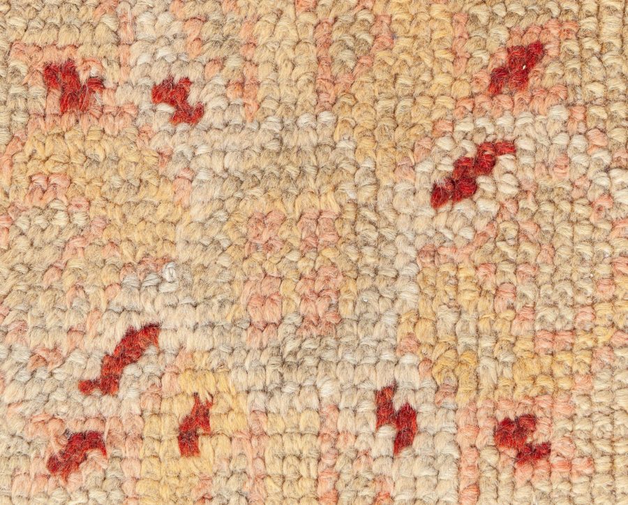One-of-a-kind Vintage Turkish Oushak Handwoven Wool Rug BB8712