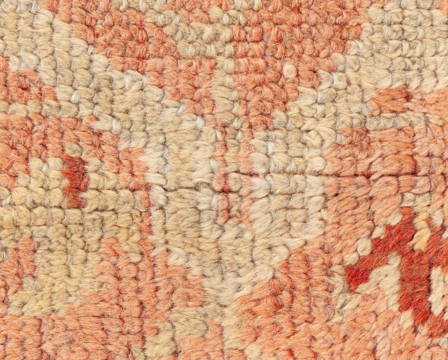 One-of-a-kind Vintage Turkish Oushak Handwoven Wool Rug BB8712