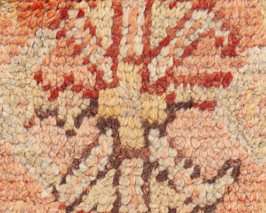 One-of-a-kind Vintage Turkish Oushak Handwoven Wool Rug BB8712