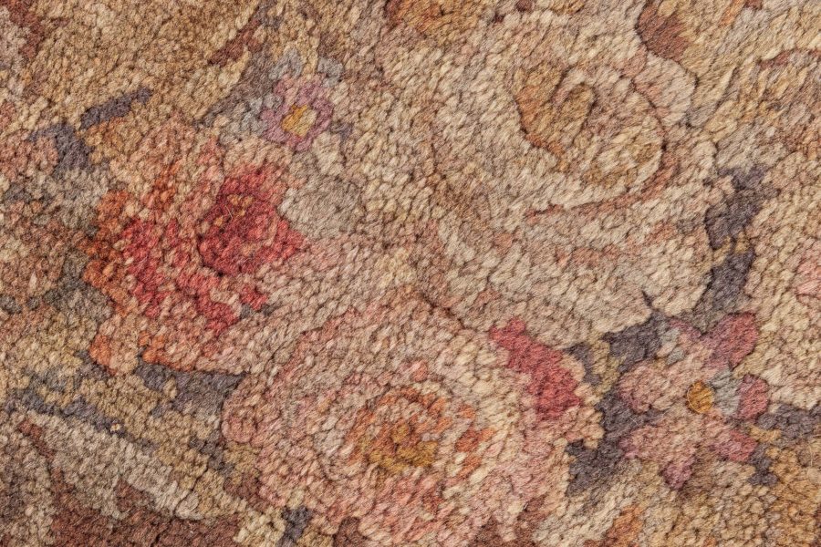 Authentic French Savonnerie Bold Botanic Handmade Wool Rug BB8733