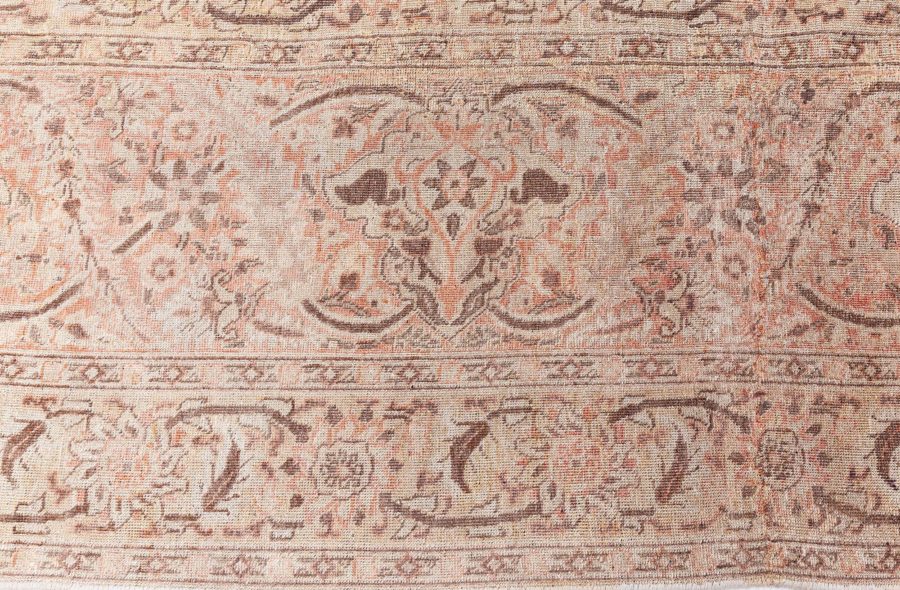 Authentic Persian Tabriz Handmade Wool Carpet BB8736