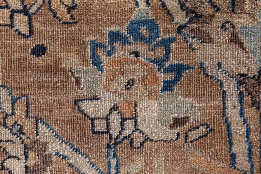 Authentic Persian Khorassan Botanic Handmade Wool Rug BB8737