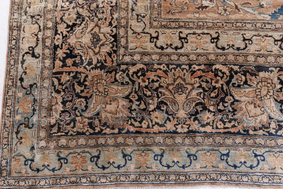 Authentic Persian Khorassan Botanic Handmade Wool Rug BB8737