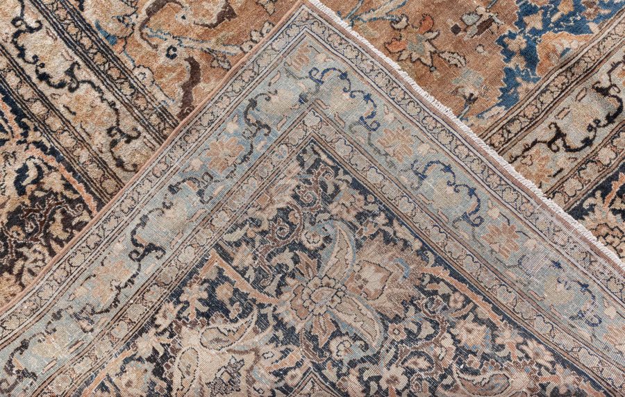 Authentic Persian Khorassan Botanic Handmade Wool Rug BB8737