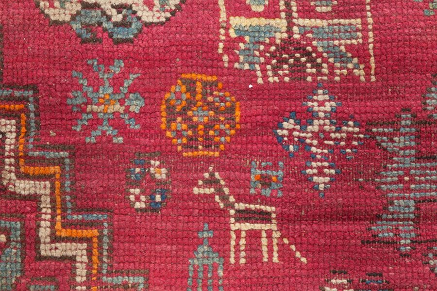 Vibrant Vintage Moroccan Rug BB8759