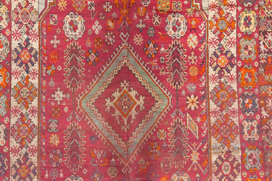 Vibrant Vintage Moroccan Rug BB8759
