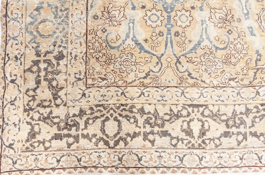 Authentic Persian Tabriz Botanic Handwoven Wool Rug BB8764