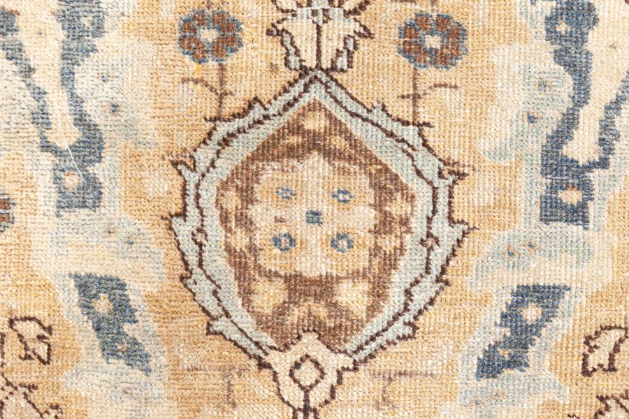 Authentic Persian Tabriz Botanic Handwoven Wool Rug BB8764