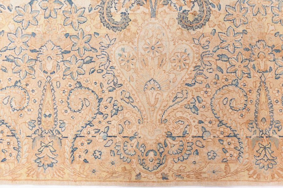 Antique Persian Kirman Camel Handmade Wool Rug BB8771