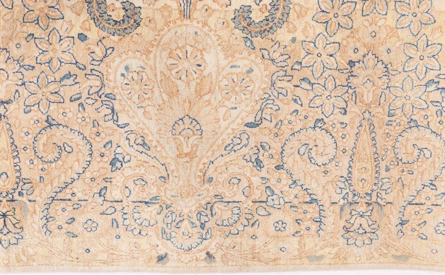 Antique Persian Kirman Camel Handmade Wool Rug BB8771