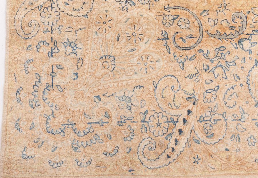 Antique Persian Kirman Camel Handmade Wool Rug BB8771
