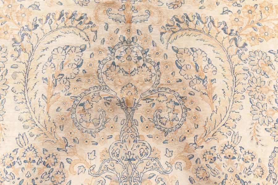Antique Persian Kirman Camel Handmade Wool Rug BB8771