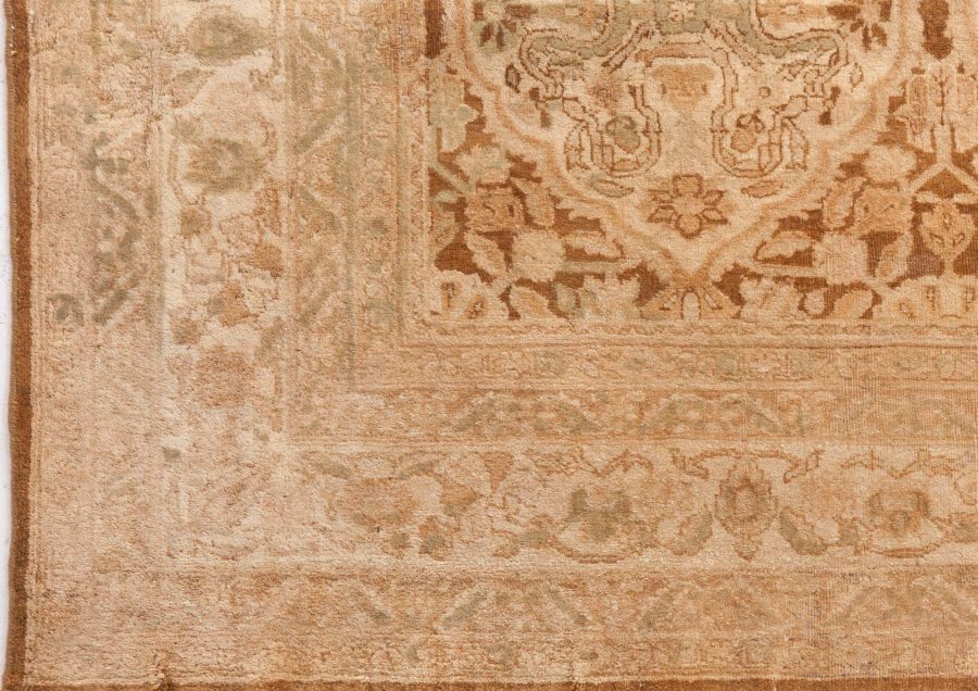 Fine Antique Indian Amritsar Handmade Wool Rug BB8772