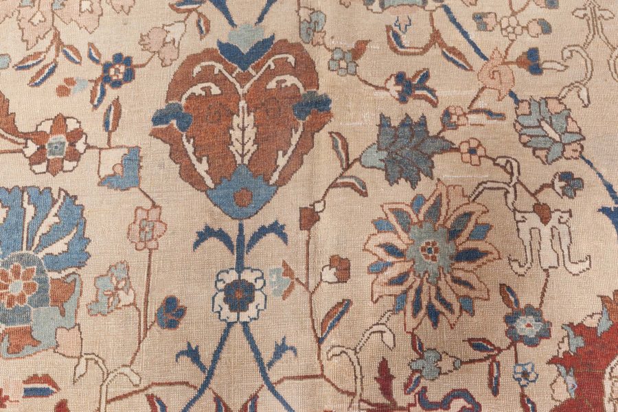 One-of-a-Kind Extra Large Antique Persian Tabriz Handmade Rug BB8774
