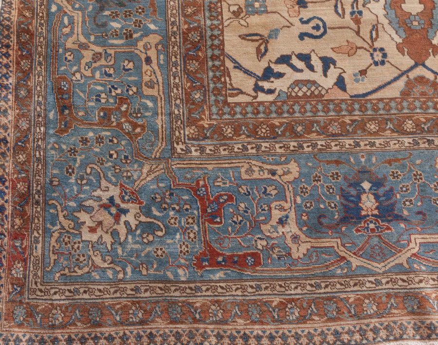 One-of-a-Kind Extra Large Antique Persian Tabriz Handmade Rug BB8774