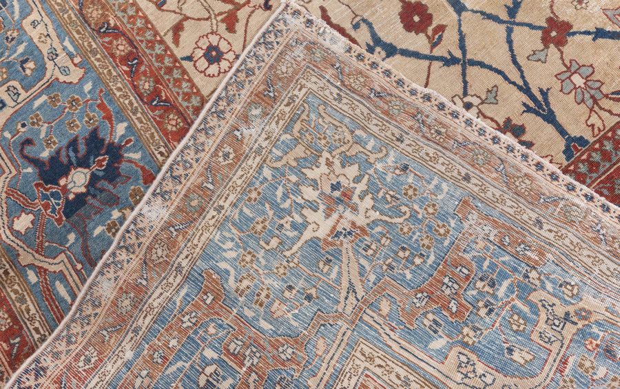 One-of-a-Kind Extra Large Antique Persian Tabriz Handmade Rug BB8774