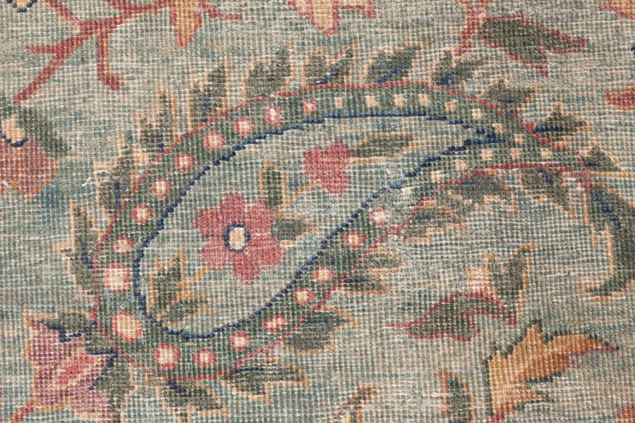 Authentic Indian Botanic Handmade wool Rug BB8778