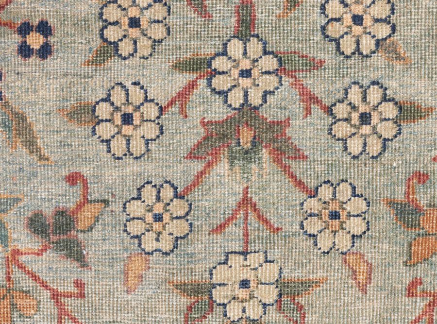Authentic Indian Botanic Handmade wool Rug BB8778