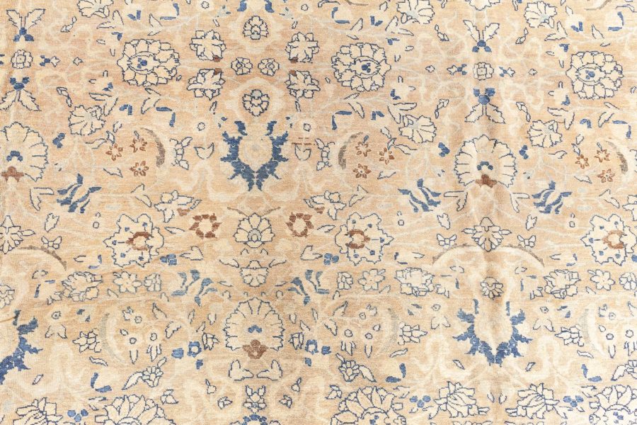 Authentic 19th Century Persian Tabriz Handmade Wool Rug BB8779