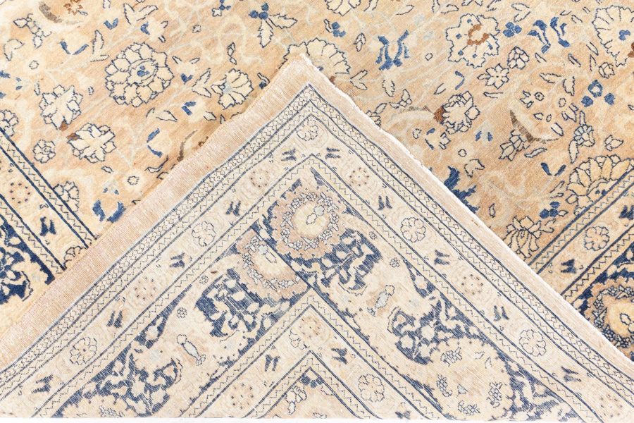 Authentic 19th Century Persian Tabriz Handmade Wool Rug BB8779