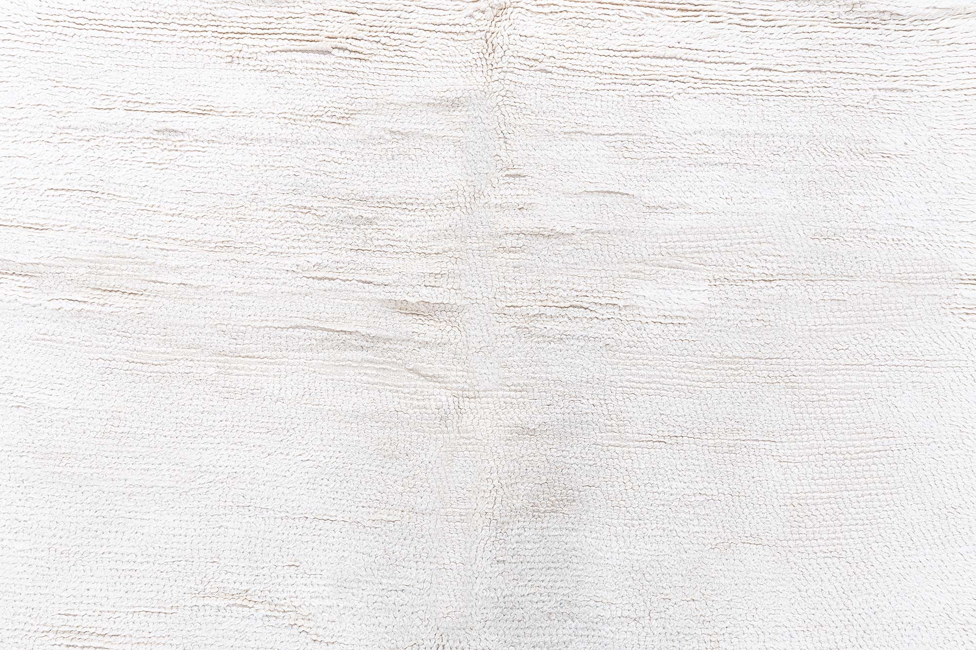 Vintage Moroccan Abstract Cream Hand-Knotted Wool Rug BB8973 Vintage Moroccan Abstract Cream Hand-Knotted Wool Rug BB8973