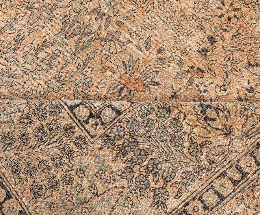 Fine Antique North Indian Handmade Wool Carpet BB7749