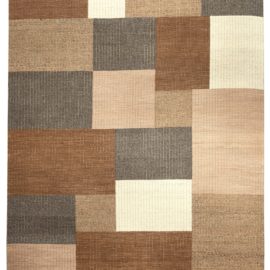 Doris Leslie Blau Collection Tulu Nadu “the Carmel Streppe” Handmade Wool Rug N10350