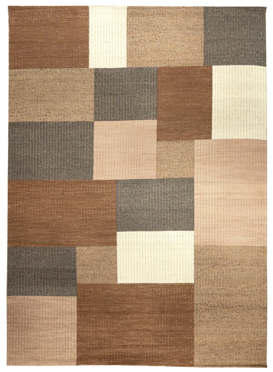 Doris Leslie Blau Collection Tulu Nadu “the Carmel Streppe” Handmade Wool Rug N10350