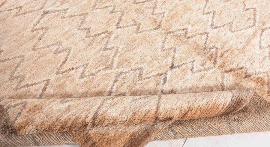 Doris Leslie Blau Collection Brown Aztec Rug N10488