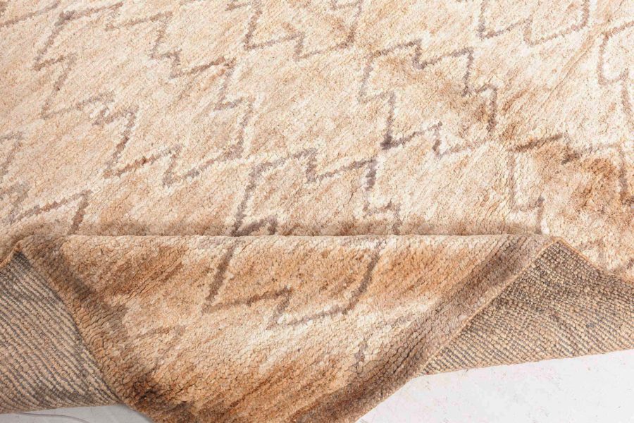 Doris Leslie Blau Collection Brown Aztec Rug N10488
