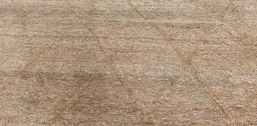 Doris Leslie Blau Collection Modern Soho Gold Hand Knotted Wool Rug N10723