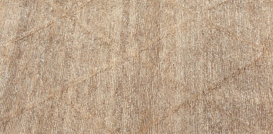 Doris Leslie Blau Collection Modern Soho Gold Hand Knotted Wool Rug N10723
