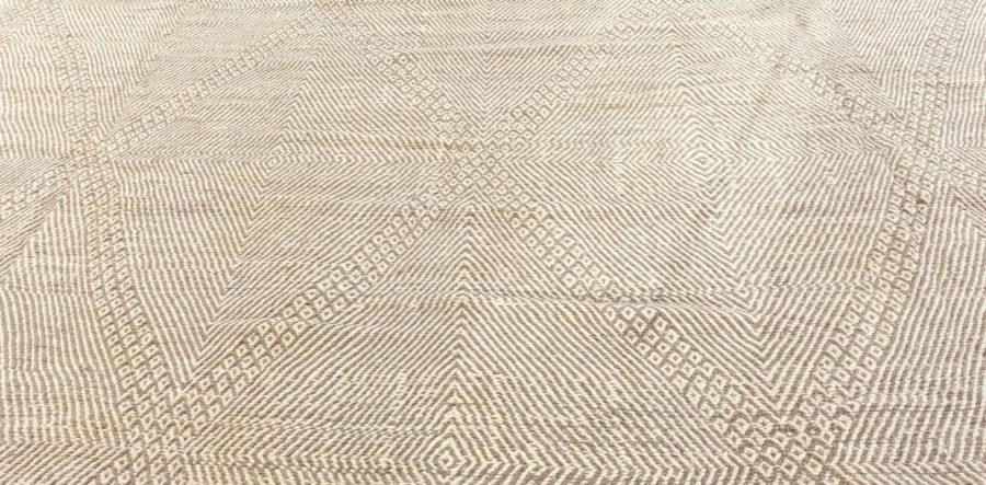 Doris Leslie Blau Collection Oversized Modern Moroccan Design Flat-Weave Rug N10871