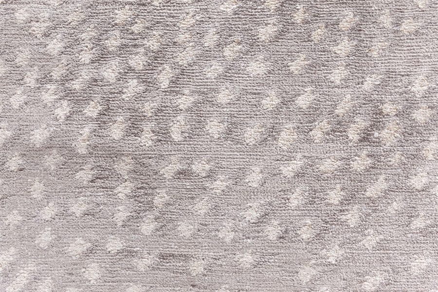 Doris Leslie Blau Collection Floral Lilly Design Hand Knotted Silk Rug N10967