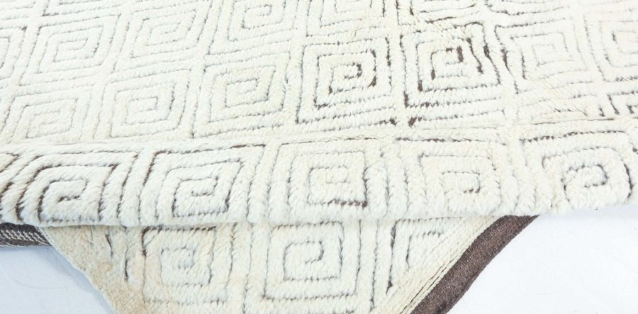 Doris Leslie Blau Collection High-quality Extra Large High-Low Lattice Wool Rug N11085