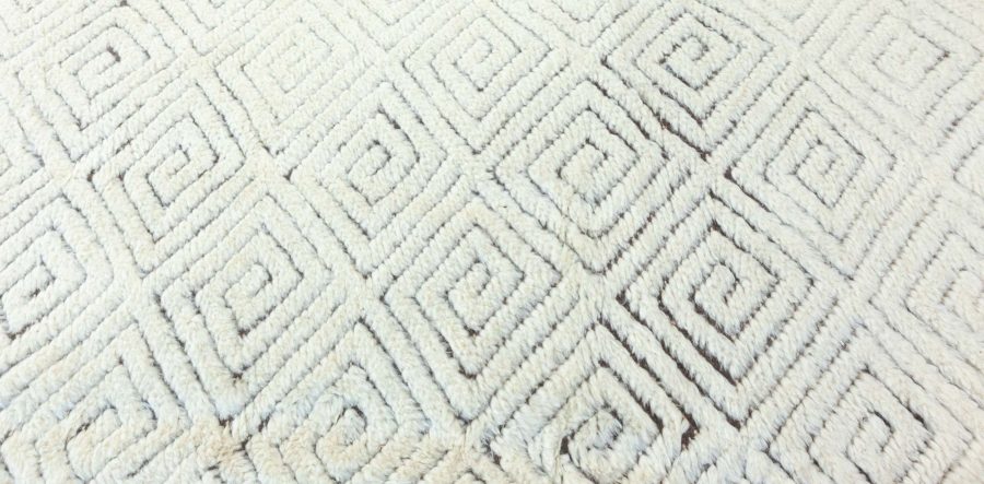 Doris Leslie Blau Collection High-quality Extra Large High-Low Lattice Wool Rug N11085