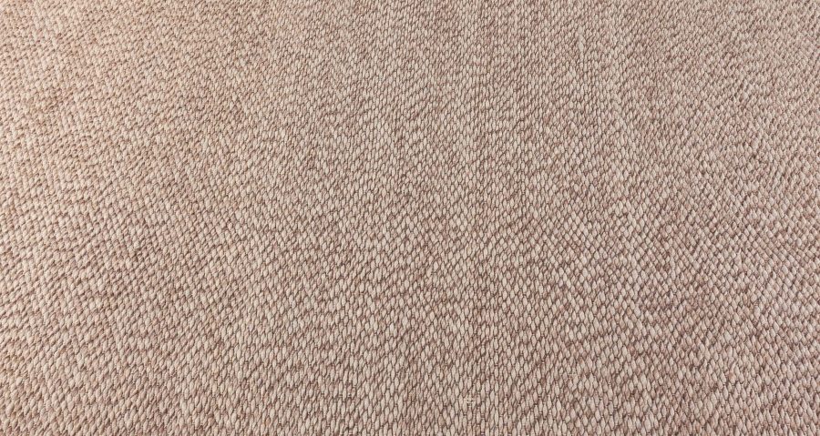 Doris Lelie Blau Collection Contemporary Solid Brown Handmade Wool Runner N11342