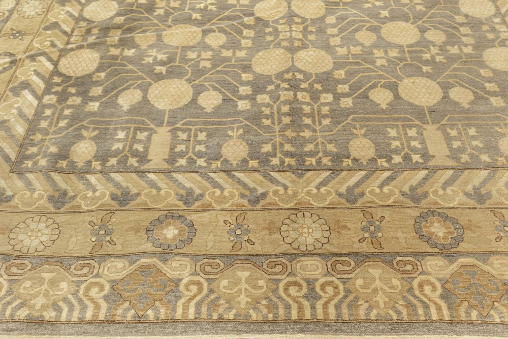 Doris Leslie Blau Collection Traditional Oriental Inspired Botanic Wool Rug N11370